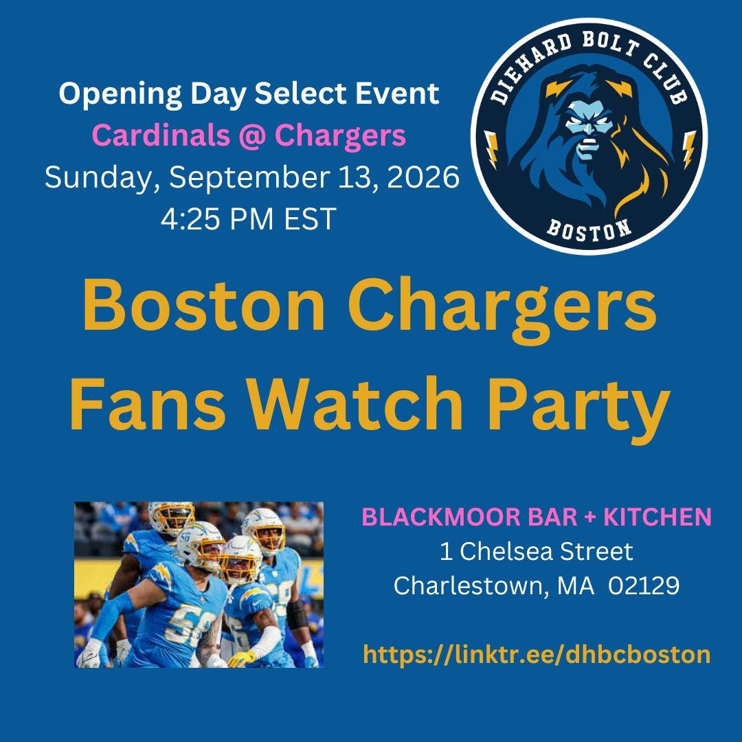 Cardinals v. Chargers NFL Watch Party