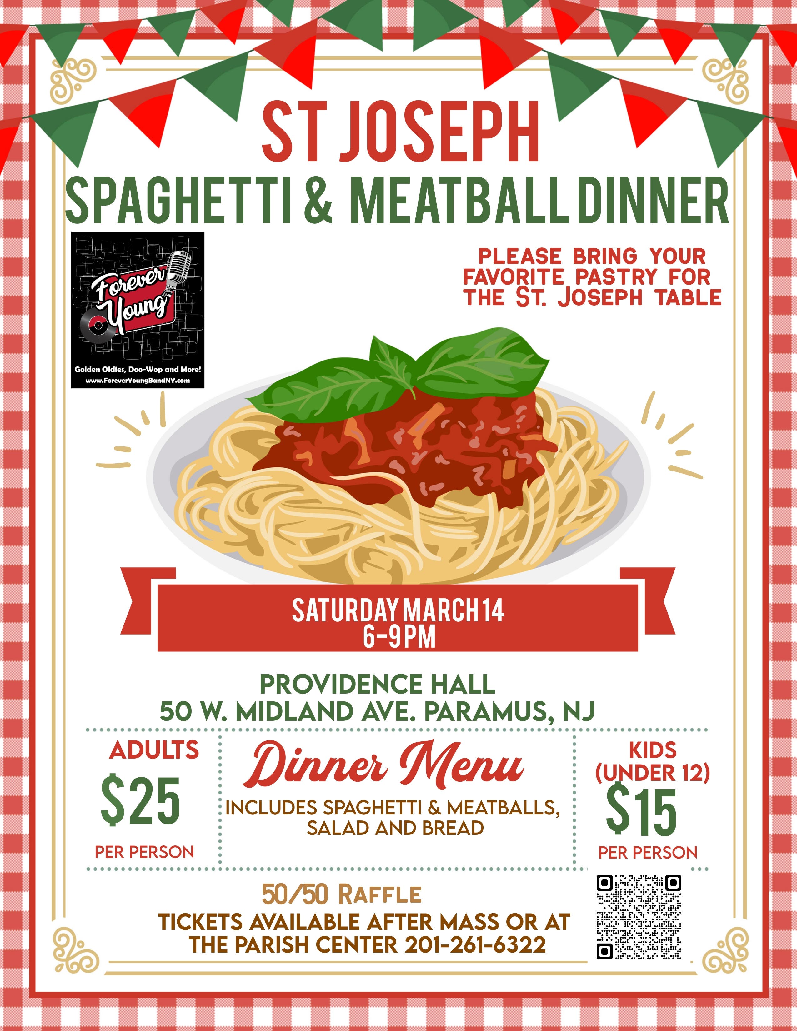 St. Joseph Pasta Fundraiser Dinner