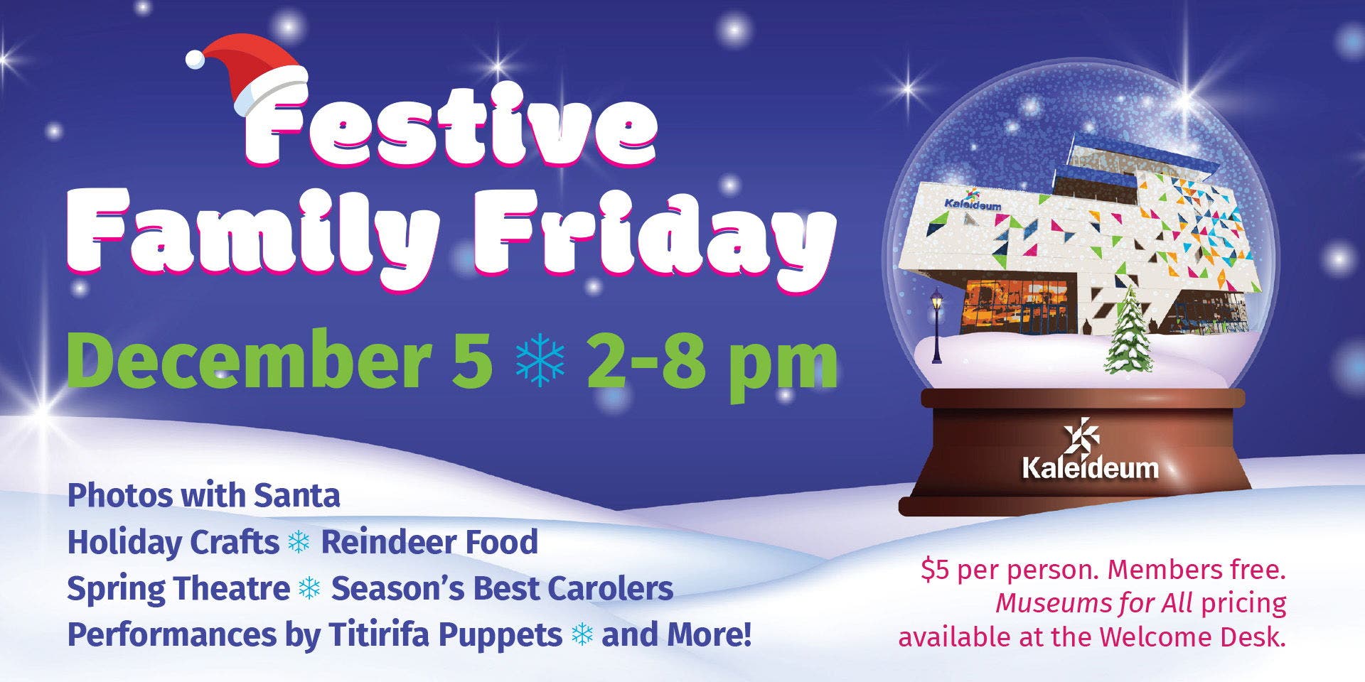 Festive Family Friday at Kaleideum