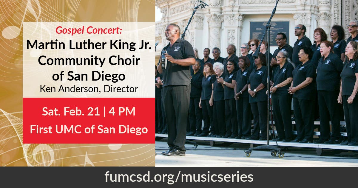 Free Gospel Concert:  Martin Luther King Jr. Community Choir of San Diego 