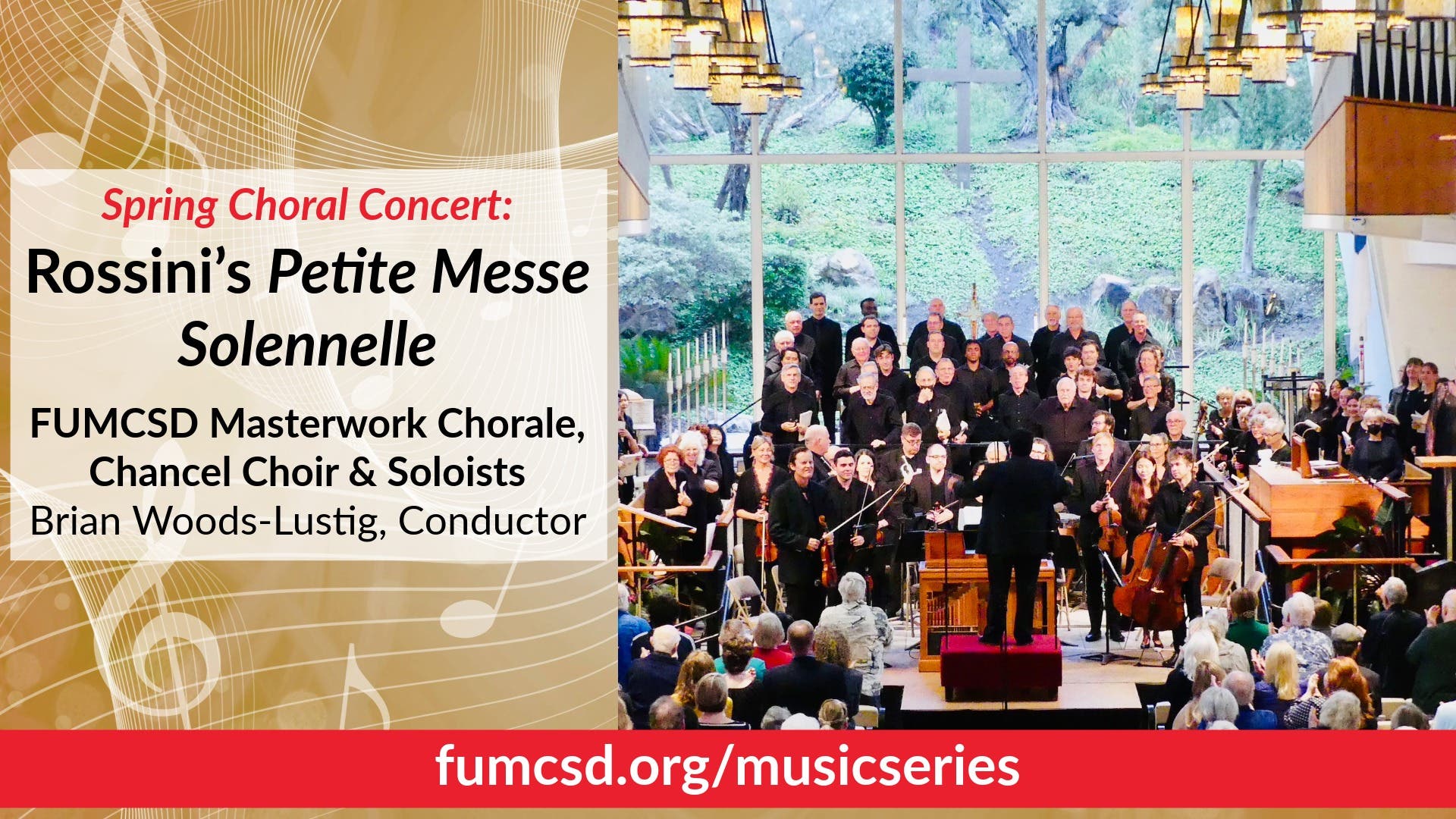 Free Spring Choral Concert in Mission Valley: Rossini’s Petite Messe Solennelle