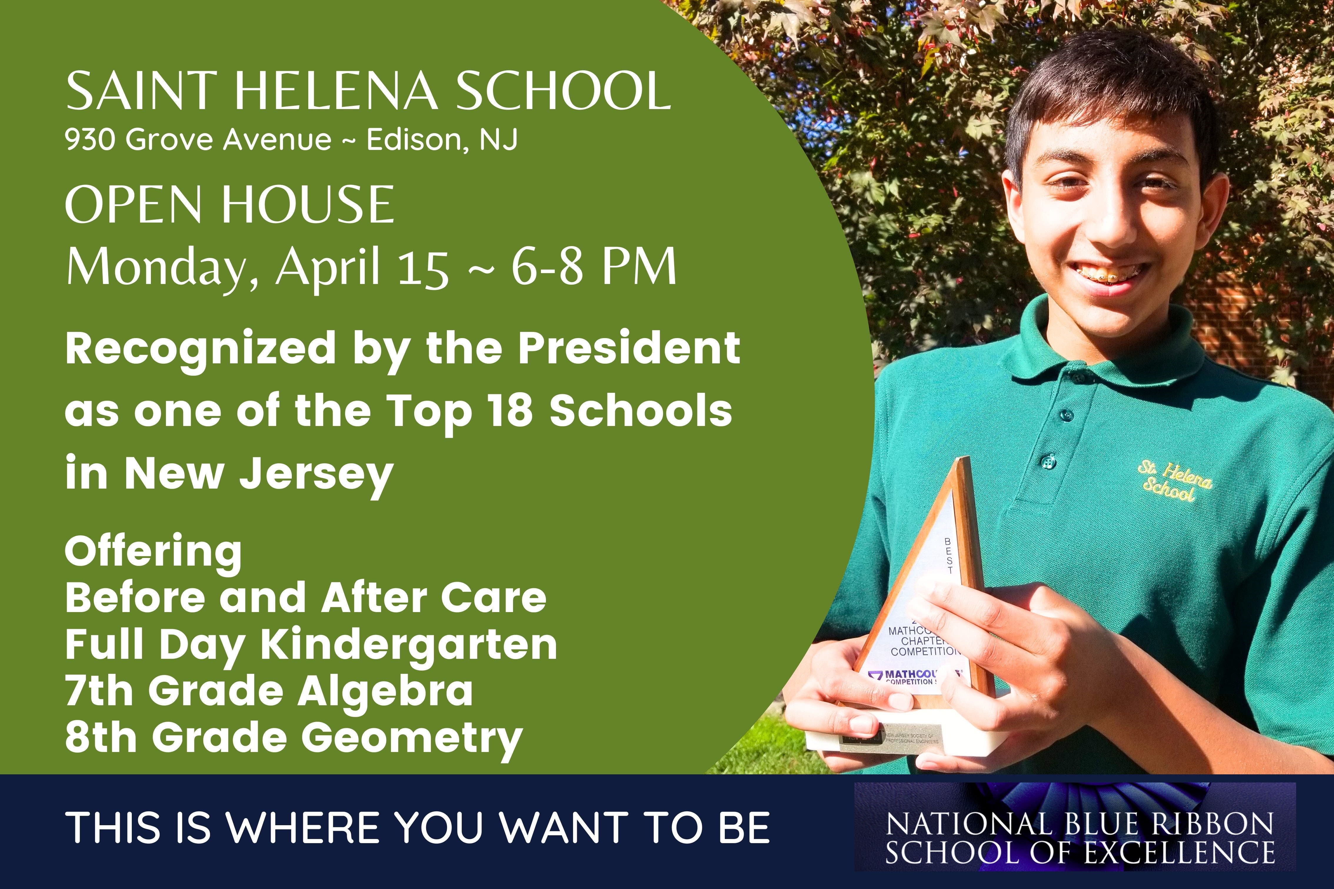 Apr 15 | Saint Helena School Open House | Scotch Plains, NJ Patch