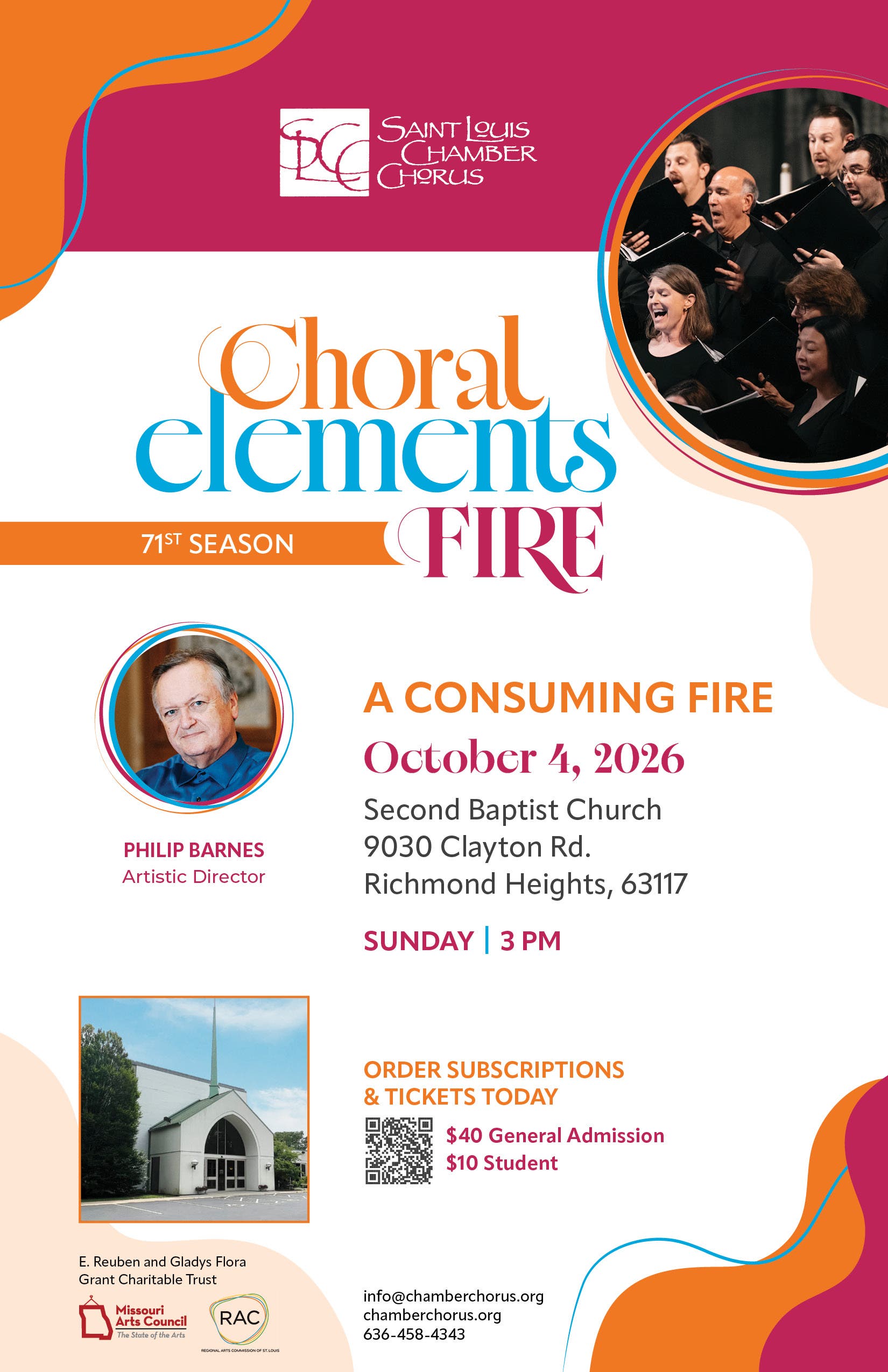Saint Louis Chamber Chorus "Choral Elements Fire"