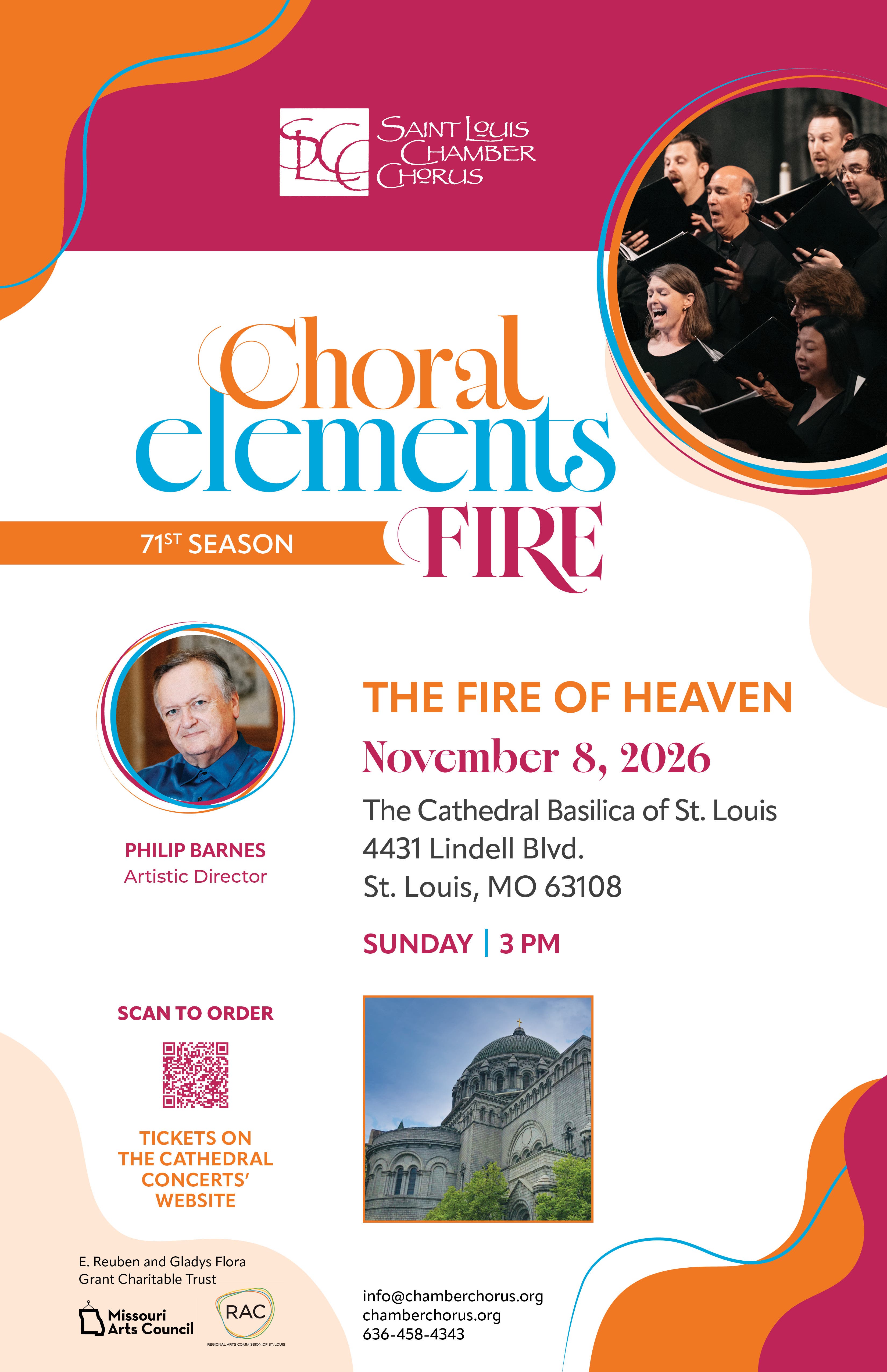 Saint Louis Chamber Chorus, "Choral Elements Fire:The Fire Of Heaven"
