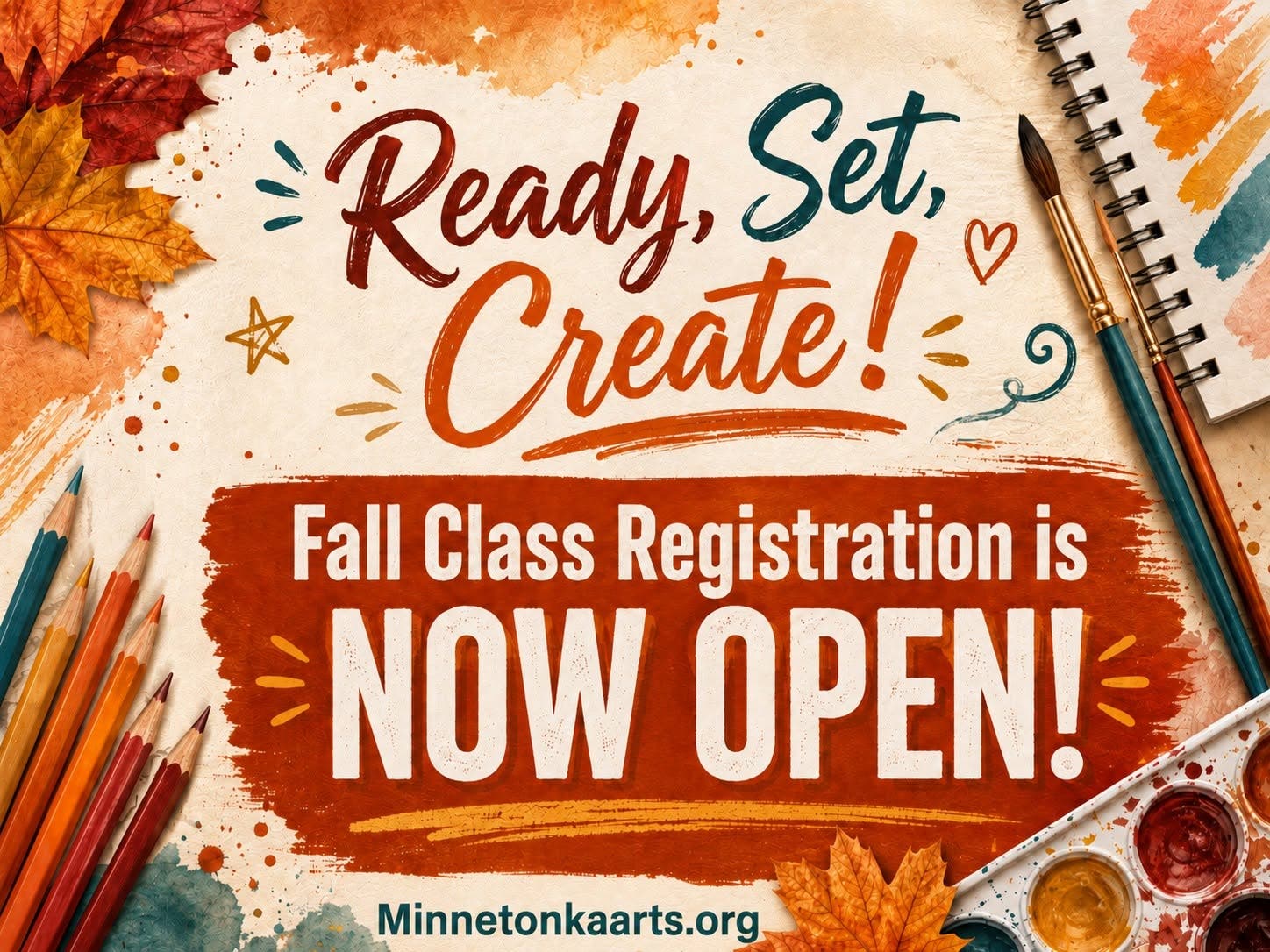 2026 Fall Classes from Minnetonka Center for the Arts
