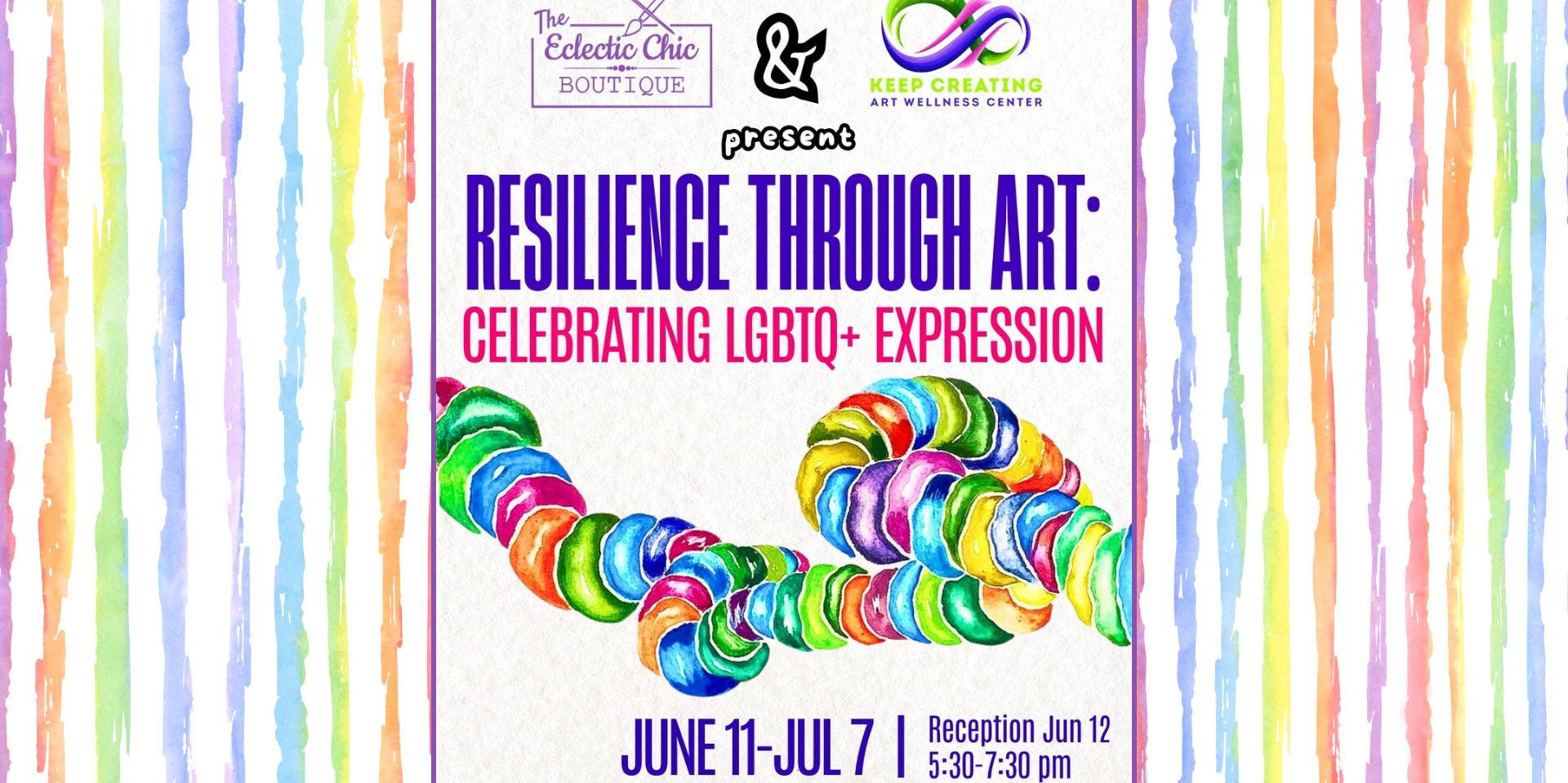 Resilience Through Art: Celebrating LGBTQ+ Expression – Opening Reception