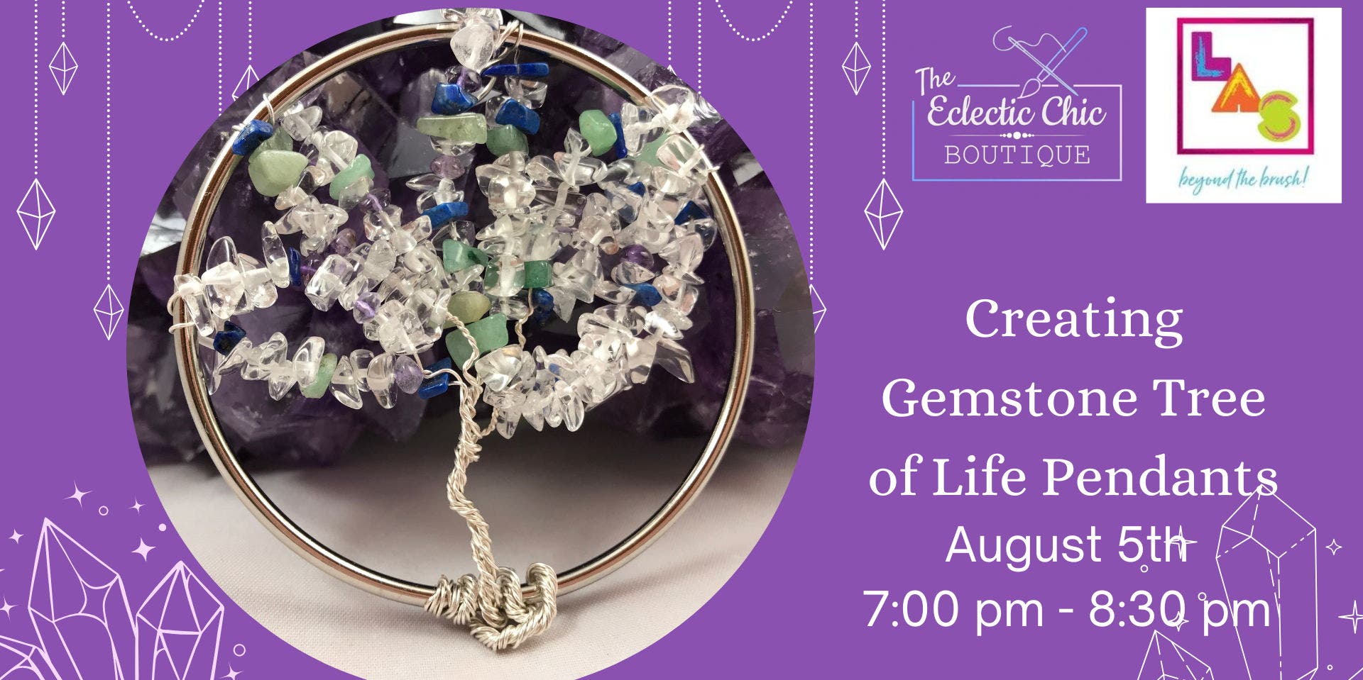 Creating Gemstone Tree of Life Pendants Jewelry Making Workshop
