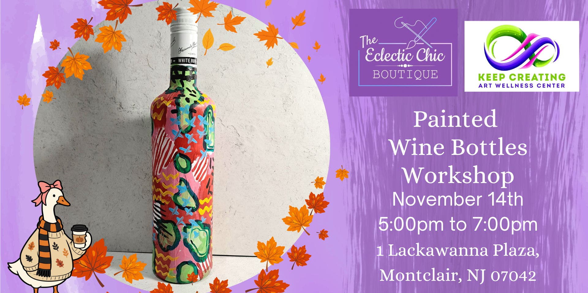 Painted Wine Bottle Workshop