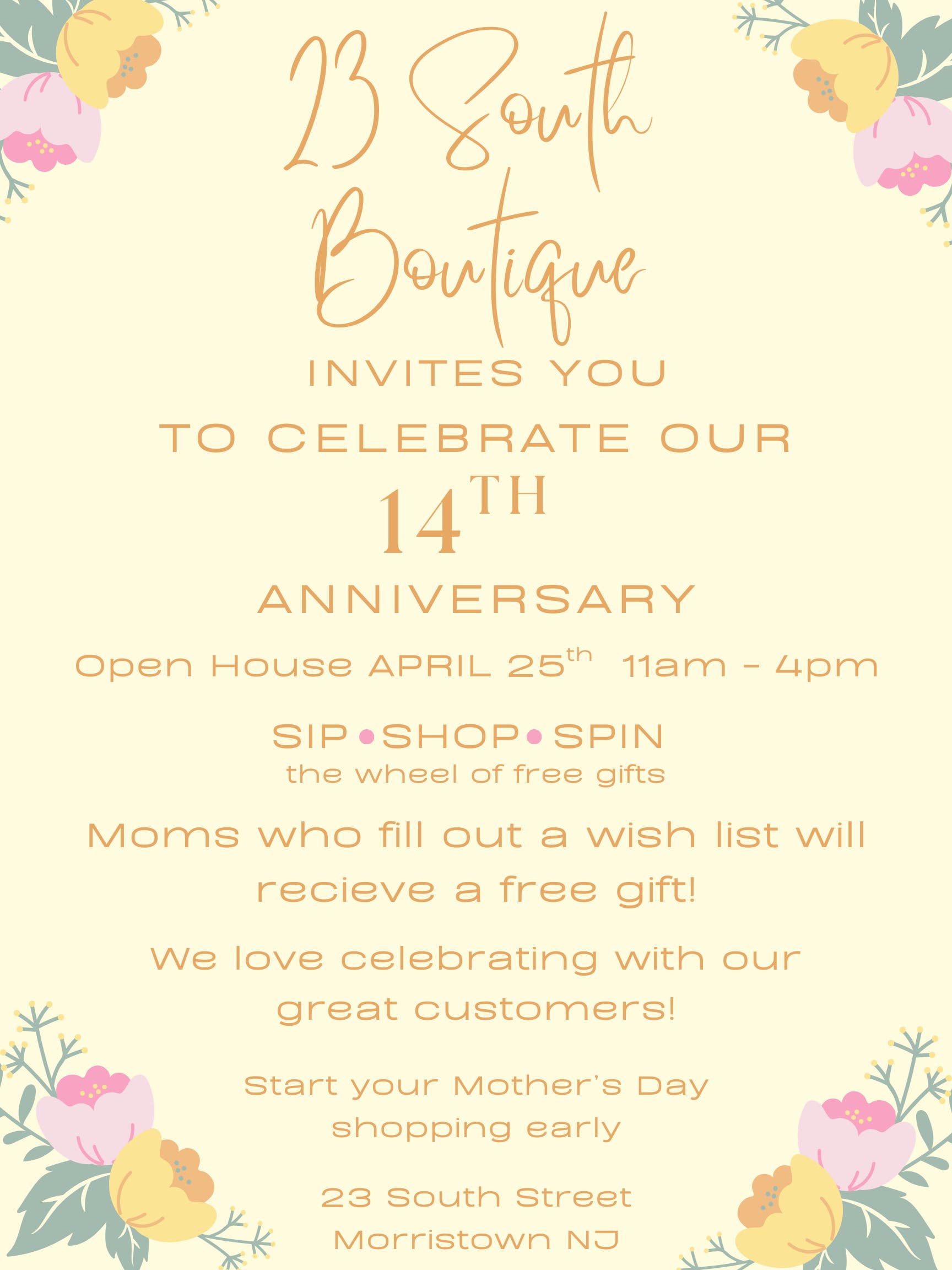23 South Boutique’s 14th Anniversary Party