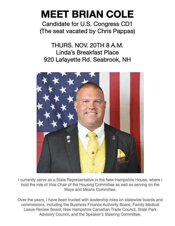 Meet Brian Cole Candidate for CD1