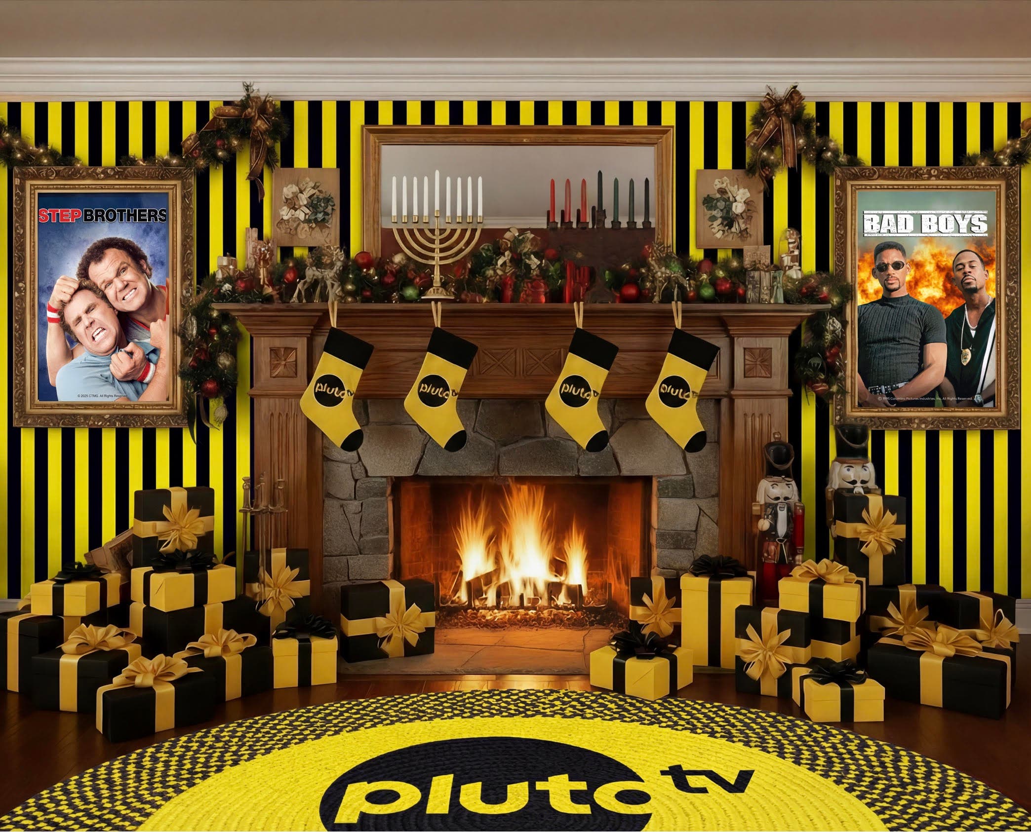 Pluto TV's The Holidays Are Brutal Rage Room in NYC