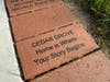 More than 200 personalized bricks were unveiled at the Cedar Grove Public Library during an Open House on Saturday, September 19, 2026.