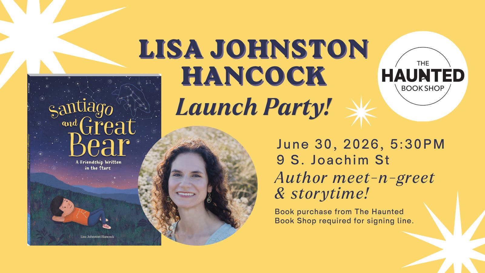 An Evening with Lisa Johnston Hancock: Stars and Stories