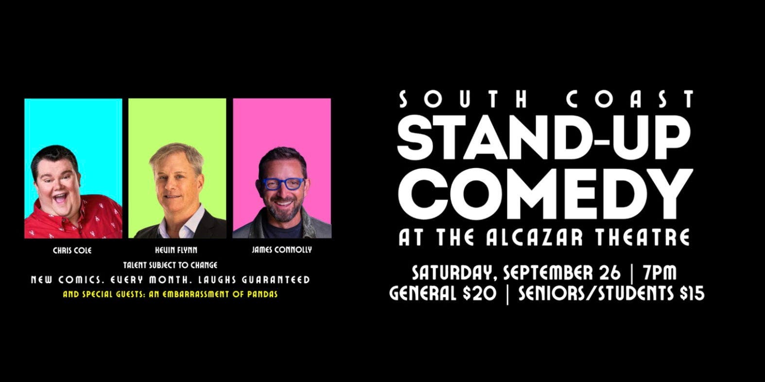 South Coast Stand-Up Comedy-Sept