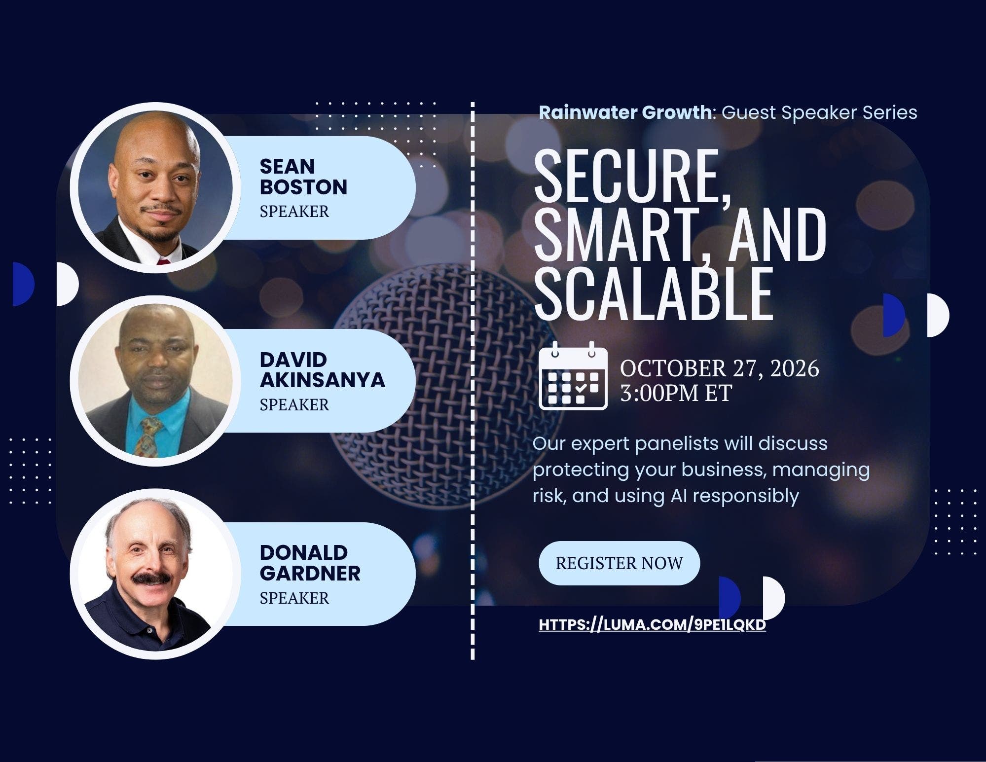 Panel: Secure, Smart, and Scalable