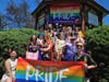 Joyous, festive, celebratory, affirming and welcoming describe Ridgefield CT’s 5th annual Pride in the Park celebration, which took place this past Saturday, June 1, 2024 at Ballard Park in Ridgefield CT.