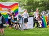 Adam Broderick Salon & Spa was this year’s presenting sponsor for Ridgefield Pride in the Park 2026.   Broderick beamed as he commented, “It is a privilege to be here since the beginning and see it evolve just as the awareness 