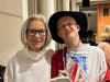 Author Susan Thompson with Books for Dessert Advisory Board and Participant William Buchser.


