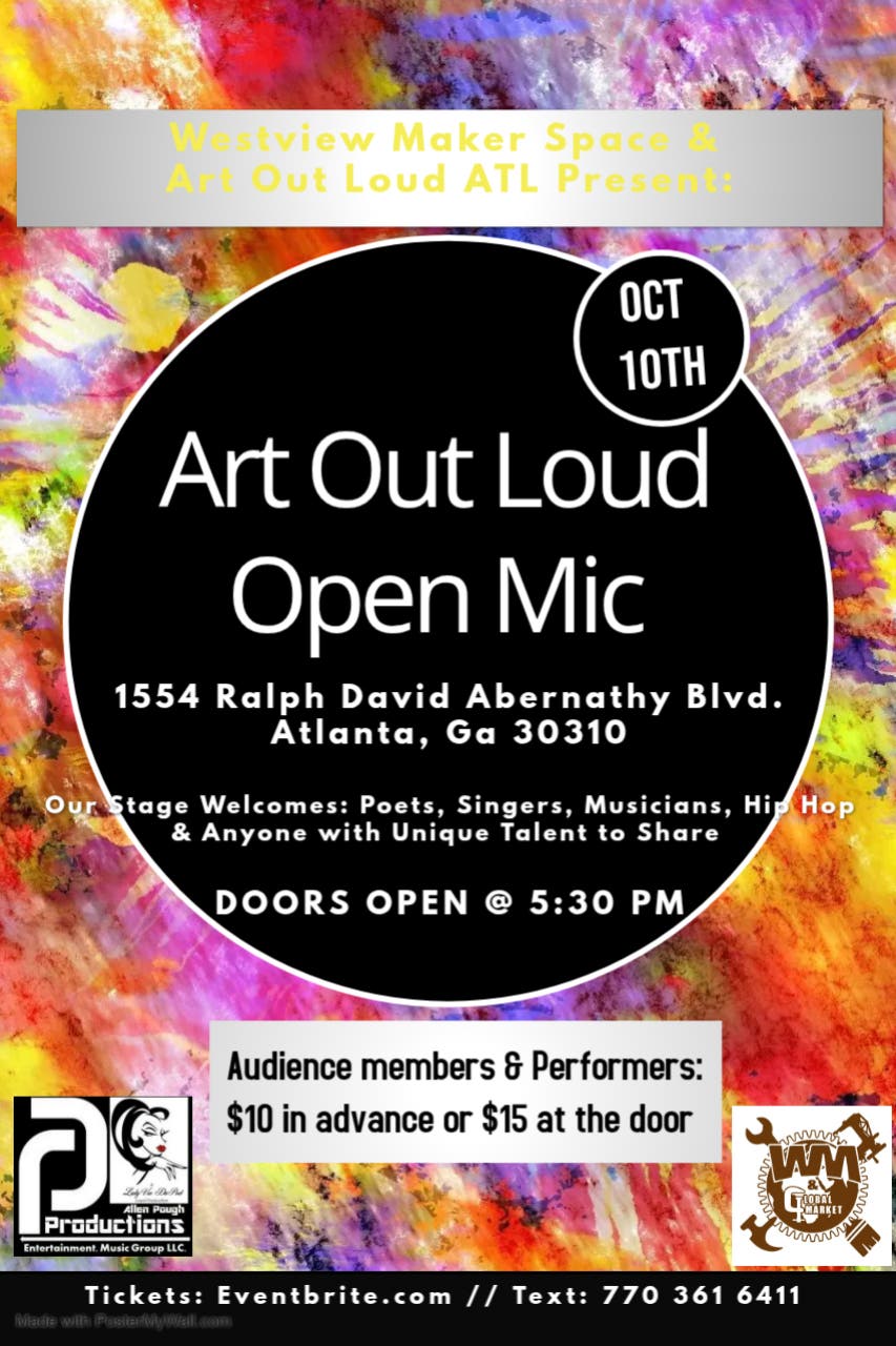 Art Out Loud Open Mic Variety Show: Speak Your Truth Edition