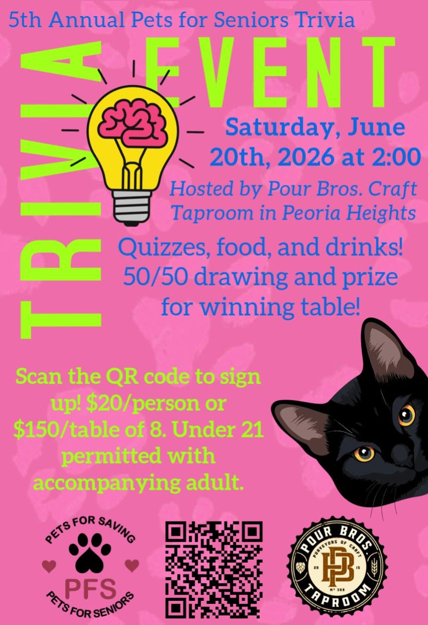5th Annual Pets For Seniors Trivia
