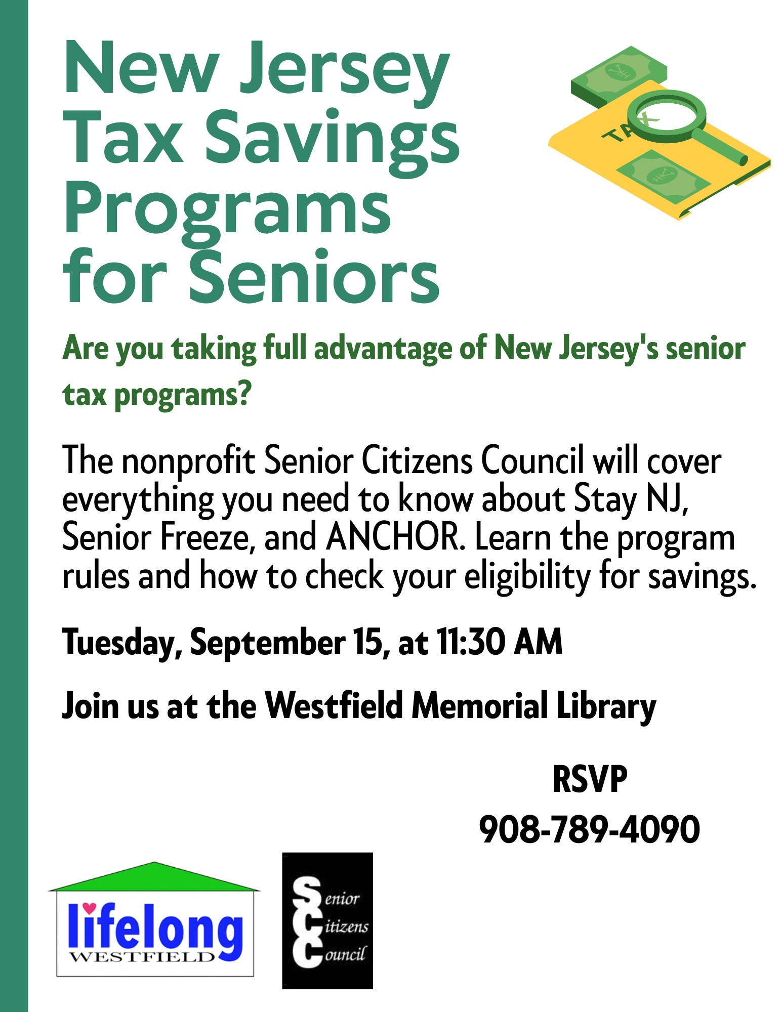 New Jersey Tax Savings for Seniors