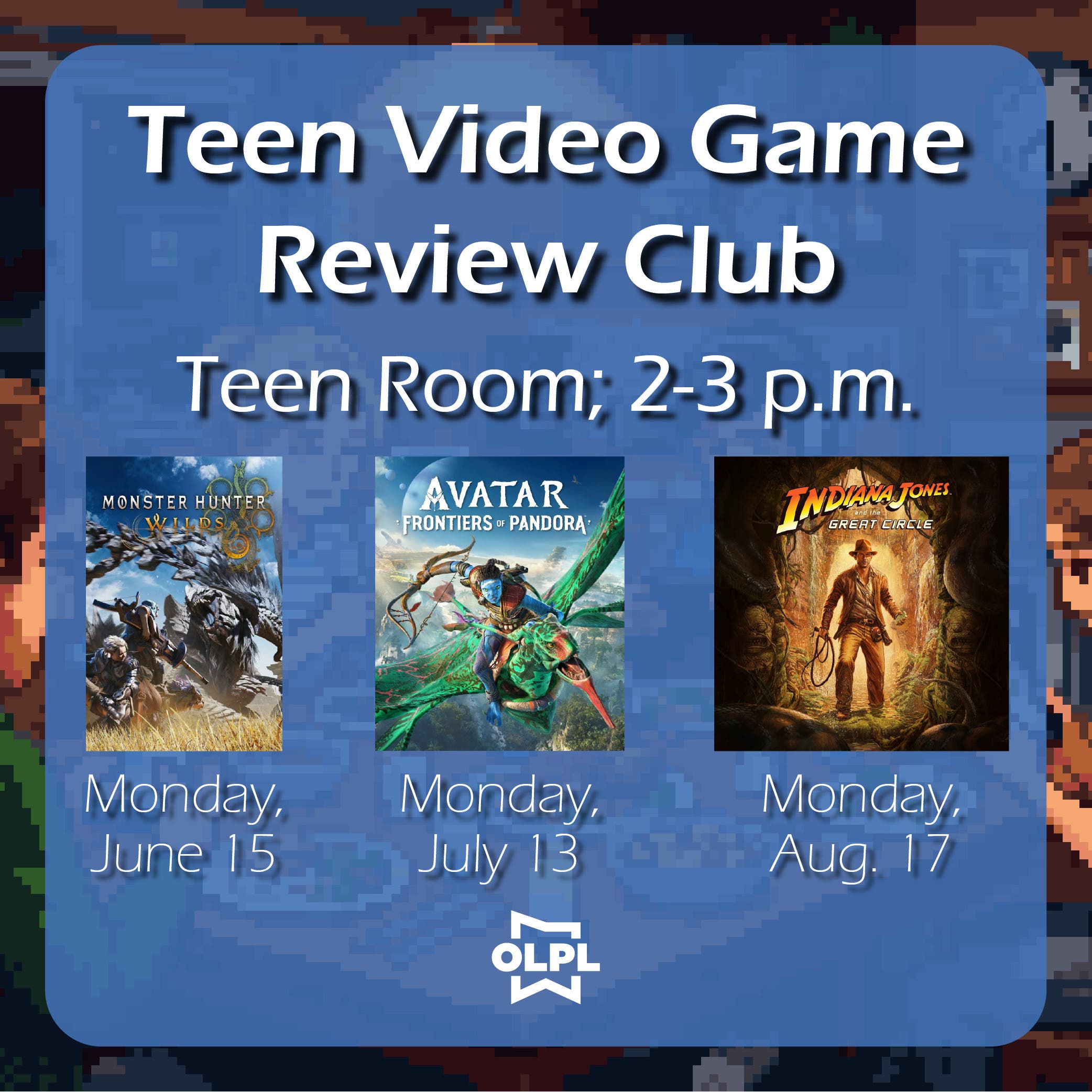 Teen Video Game Review Club: Avatar: Frontiers of Pandora at OLPL