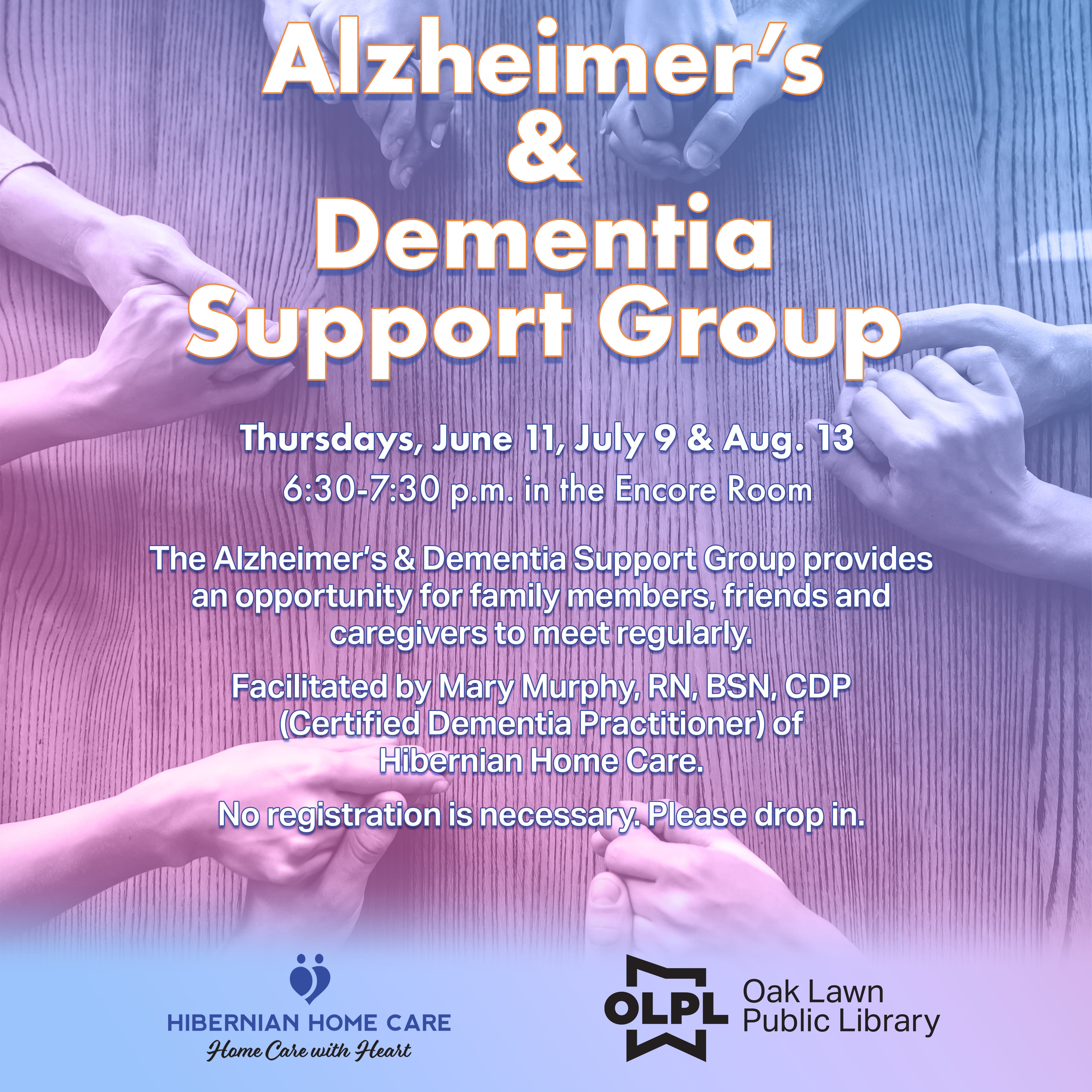 Alzheimer’s & Dementia Support Group at OLPL