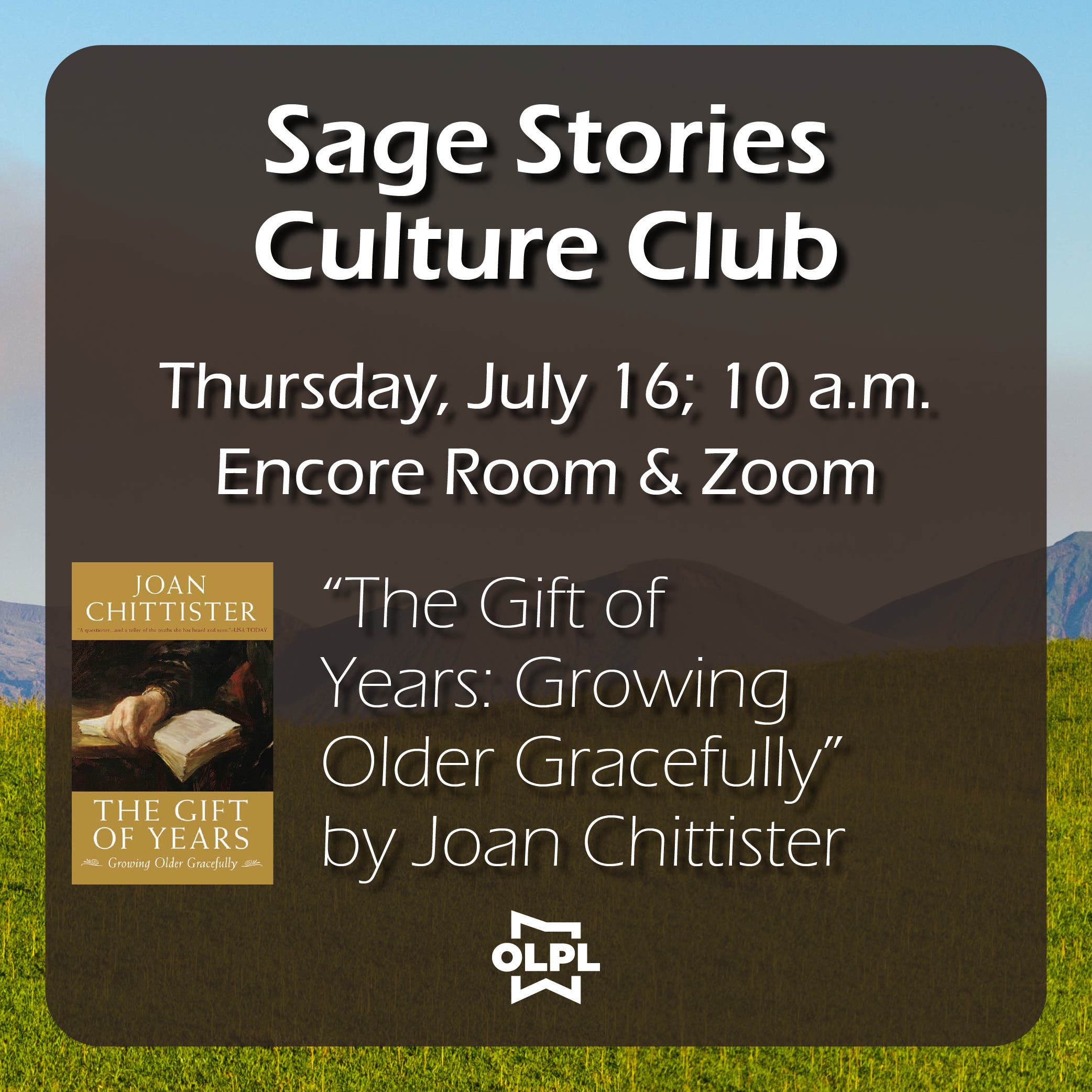 Sage Stories Culture Club at OLPL