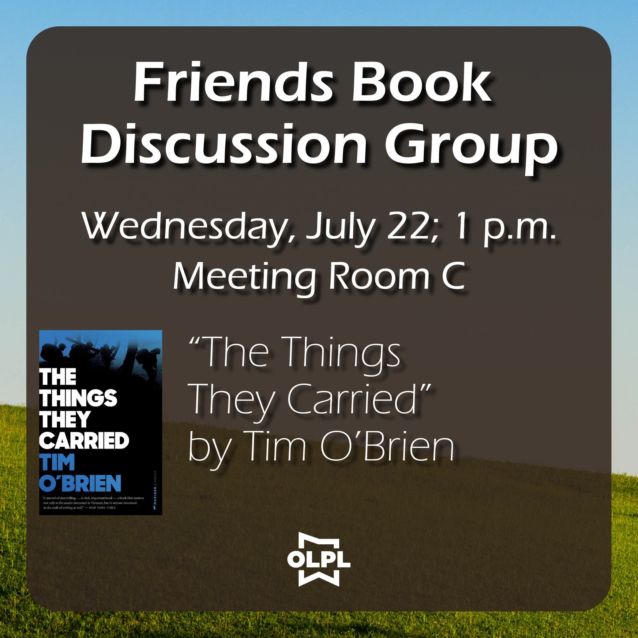 Friends Book Discussion Group at OLPL