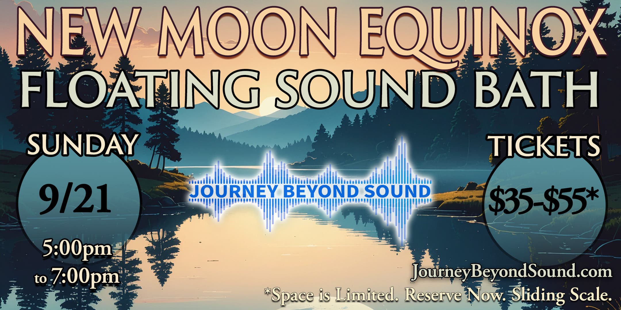 New Moon Equinox: A Floating Sound Bath Journey
