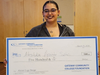 Gateway student Aleshka Aponte-Soto from West Haven awarded $500 stipend from the Gateway Community College Foundation for her winning Alumni Network Logo submission. 