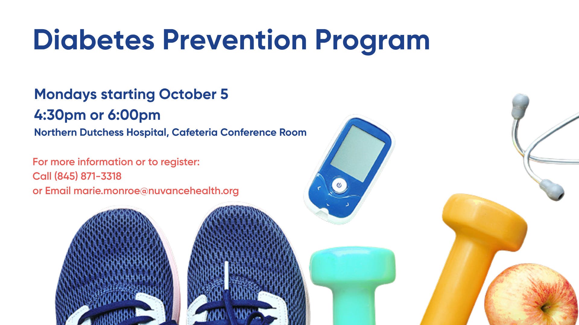 Diabetes Prevention Program at Northern Dutchess Hospital