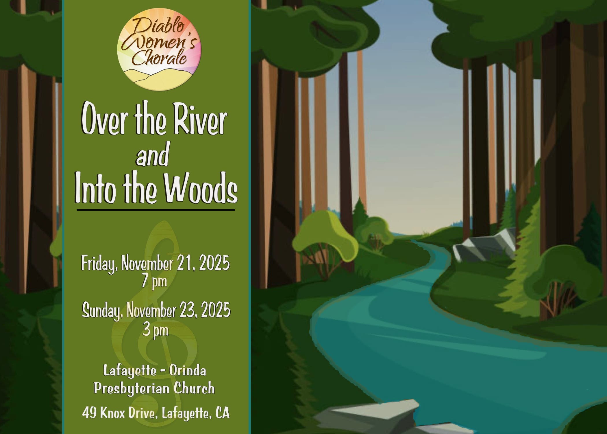 Diablo Women's Chorale Presents: Over the River and Into the Woods