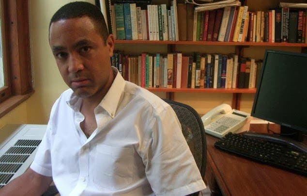 John McWorter and Richard Dawkins at the Scopes Trial Centennial