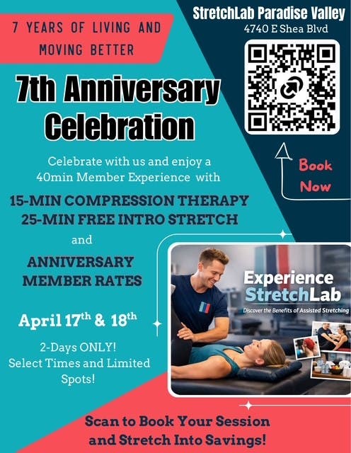 StretchLab Paradise Valley Celebrates 7 Years with Free Stretch Sessions in Phoenix Area