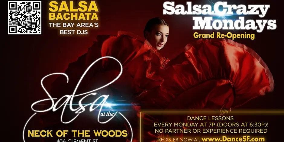 SalsaCrazy Mondays: Salsa Classes + Salsa & Bachata Dancing in SF