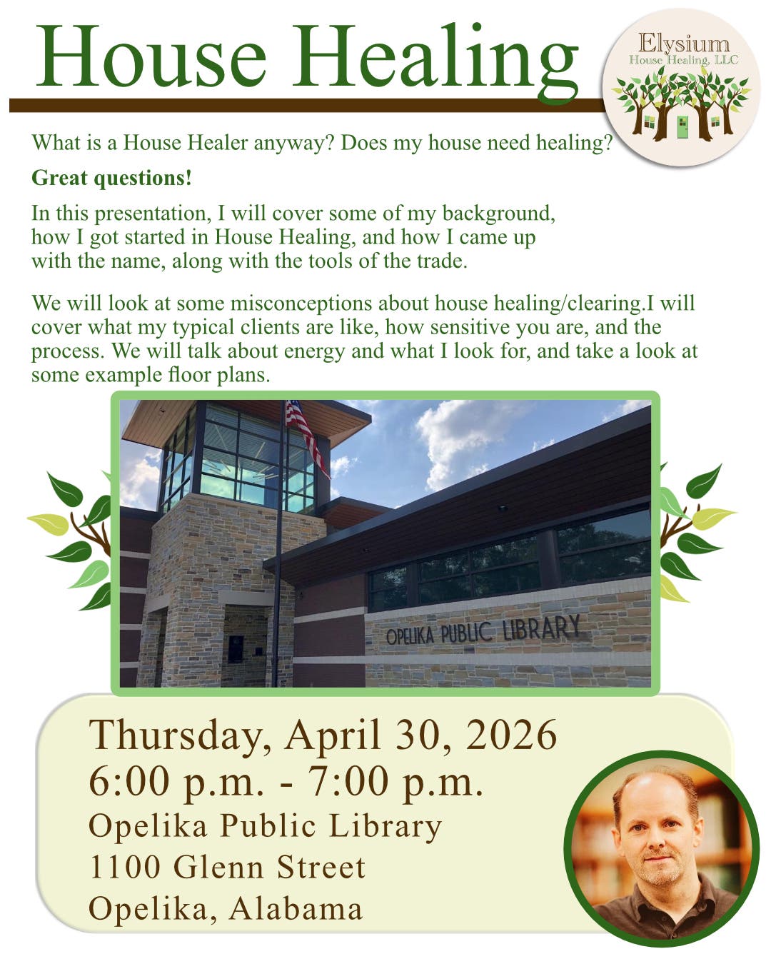 House Healing! Going Beyound the Four Walls