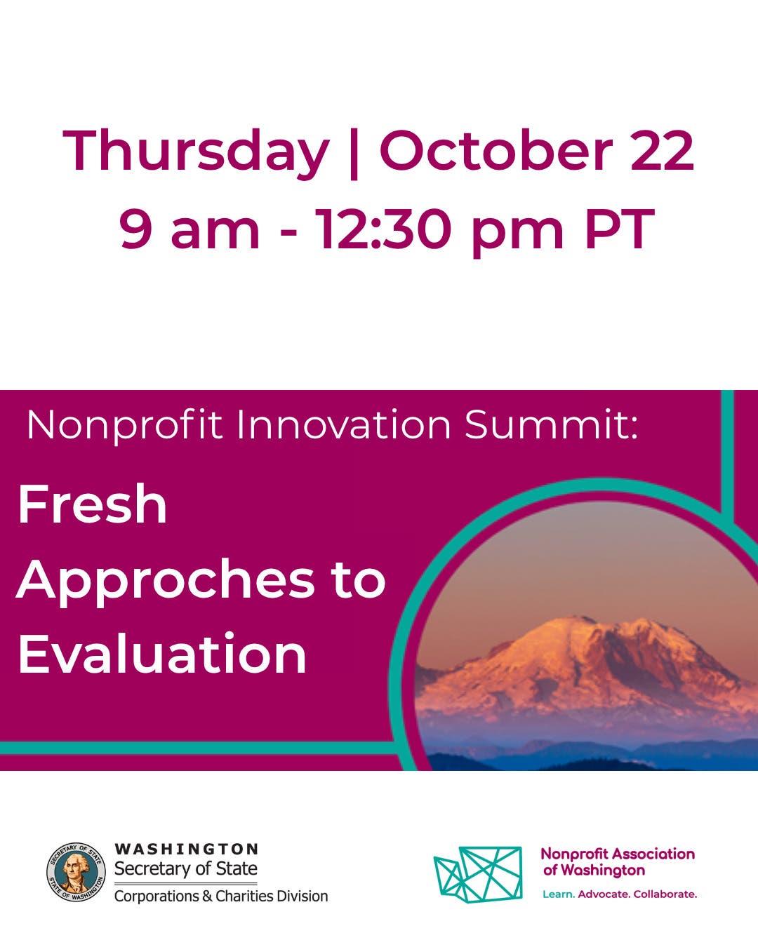 Nonprofit Innovation Summit: Fresh Approaches to Evaluation