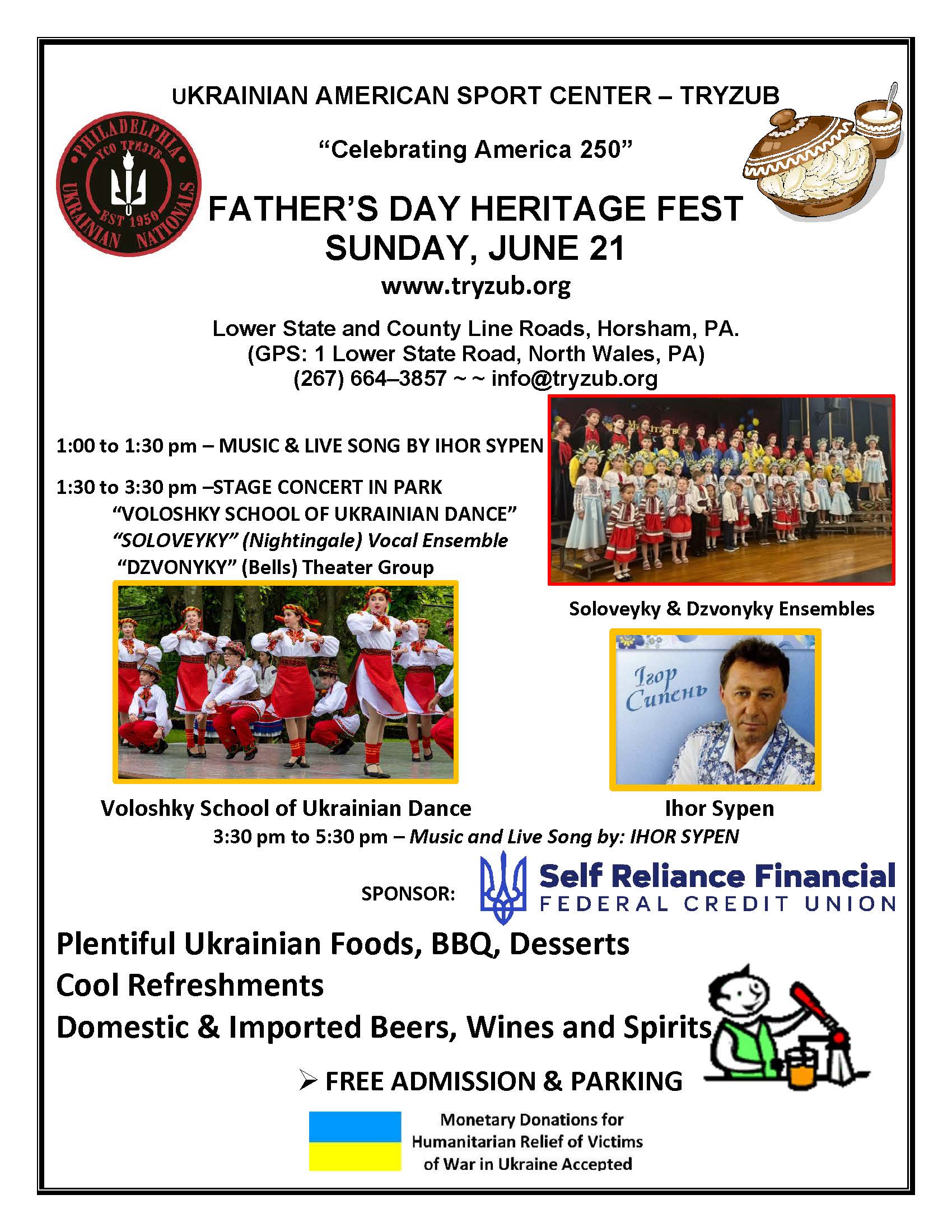 FATHER’S DAY HERITAGE FEST - June 21, 2026 @1pm