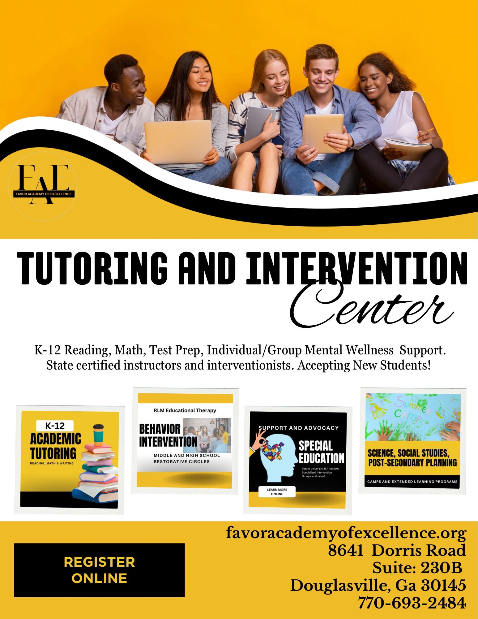 Open Enrollment Tutoring 2026-2027