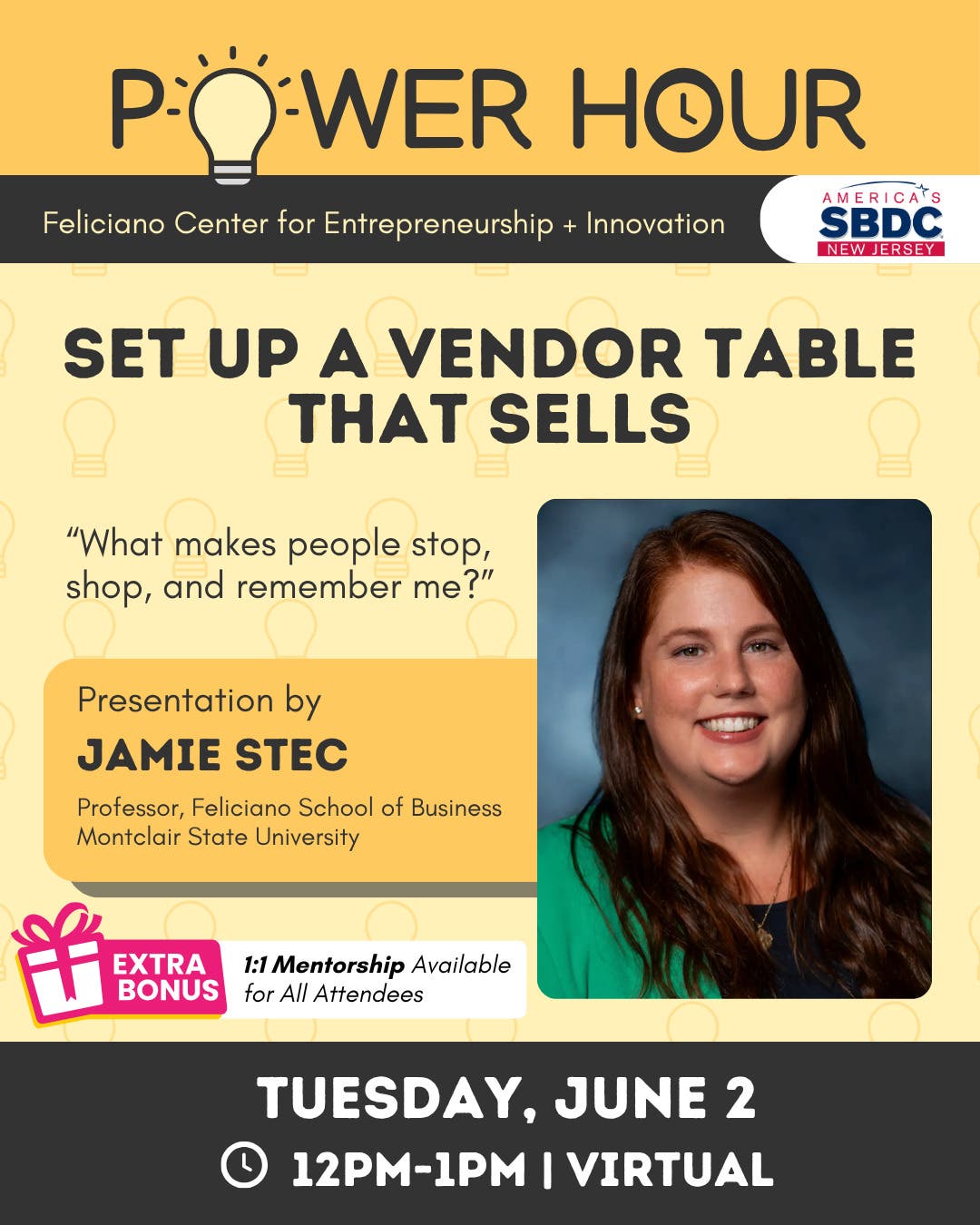 Set Up a Vendor Table that Sells