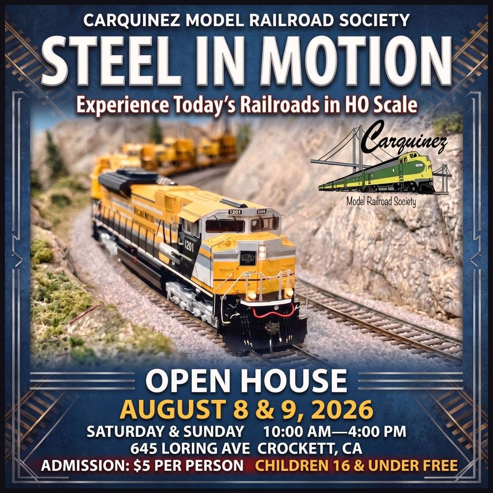Carquinez Model Railroad Society Open House