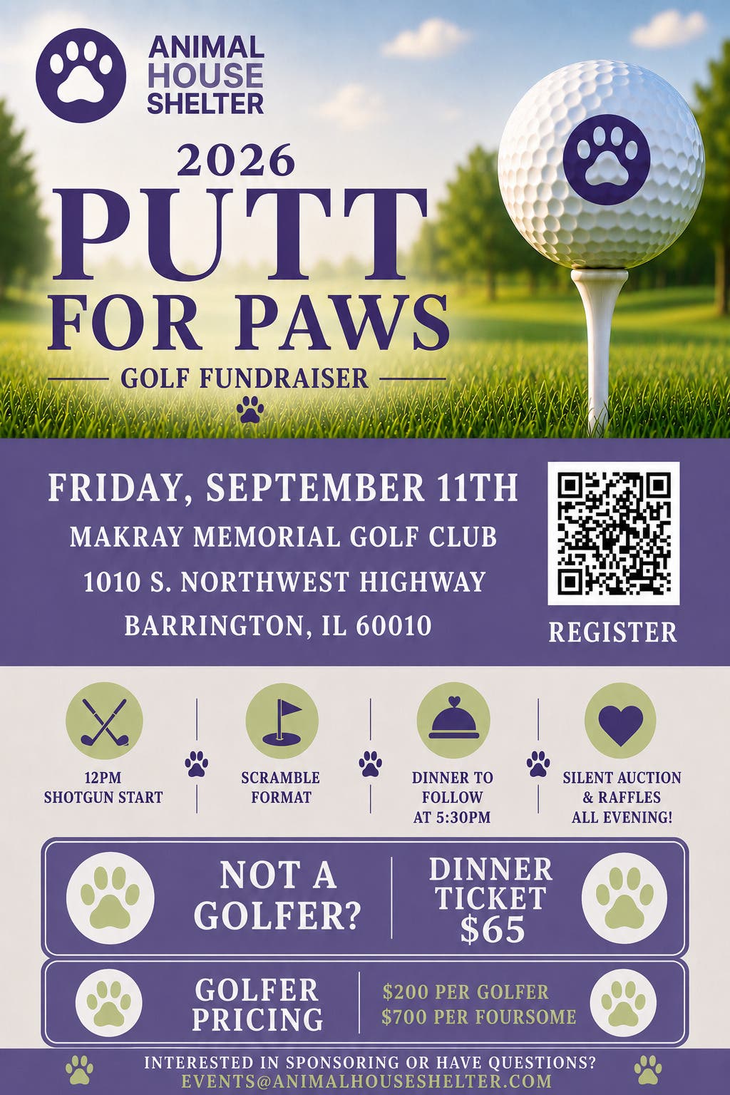 Putt For Paws Golf Fundraiser