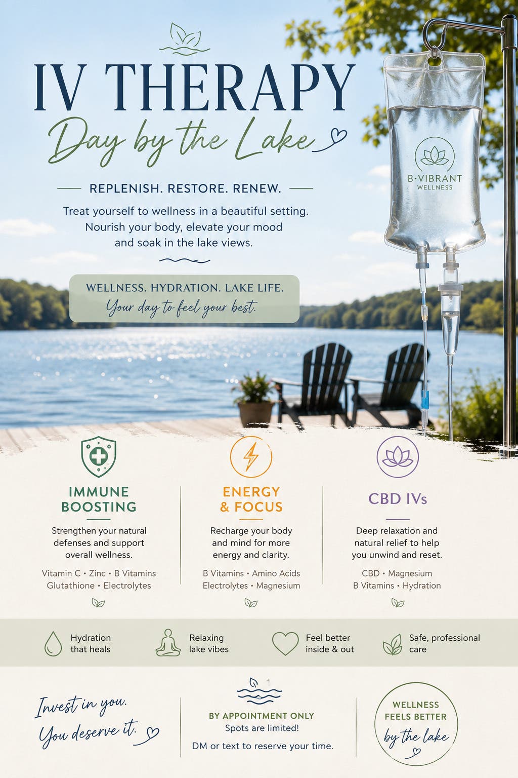 Iv Therapy Day By The Lake