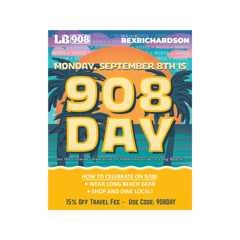 908 DAY LONG BEACH: What Is It and Why Does September 8th Matter?