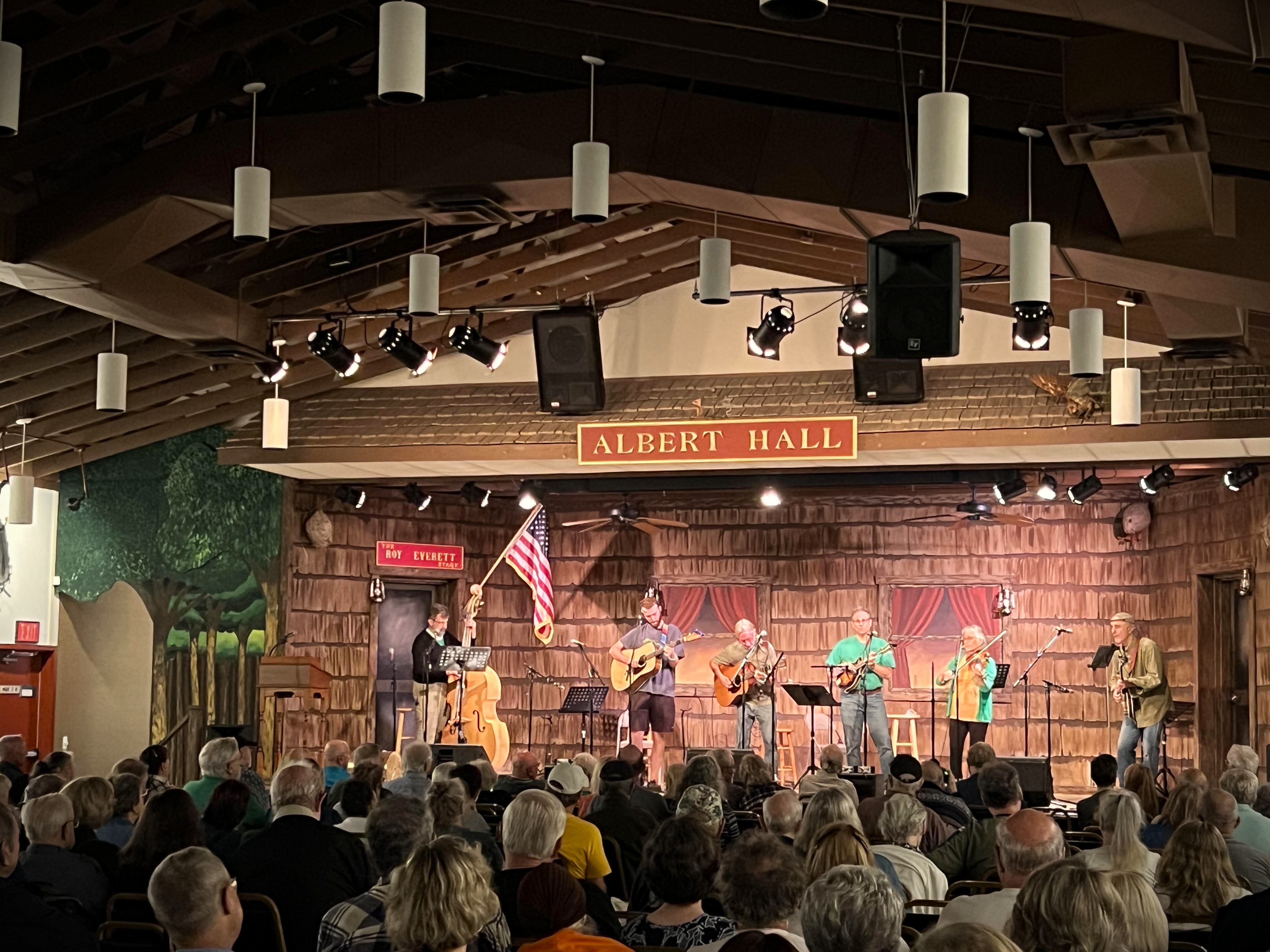 Fish & Whistle performing at Albert Music Hall - they will participate in the Anniversary celebration.