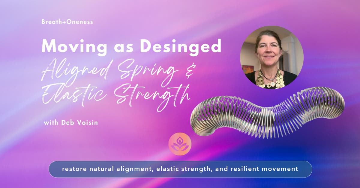 Moving As Designed: Aligned Spring & Elastic Strength