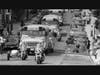 Motorcycle police escort school buses as they leave South Boston High School at the end of sessions on the second day of court-ordered busing, Sept. 14, 1974. Some buses were stoned, and several arrests were made.