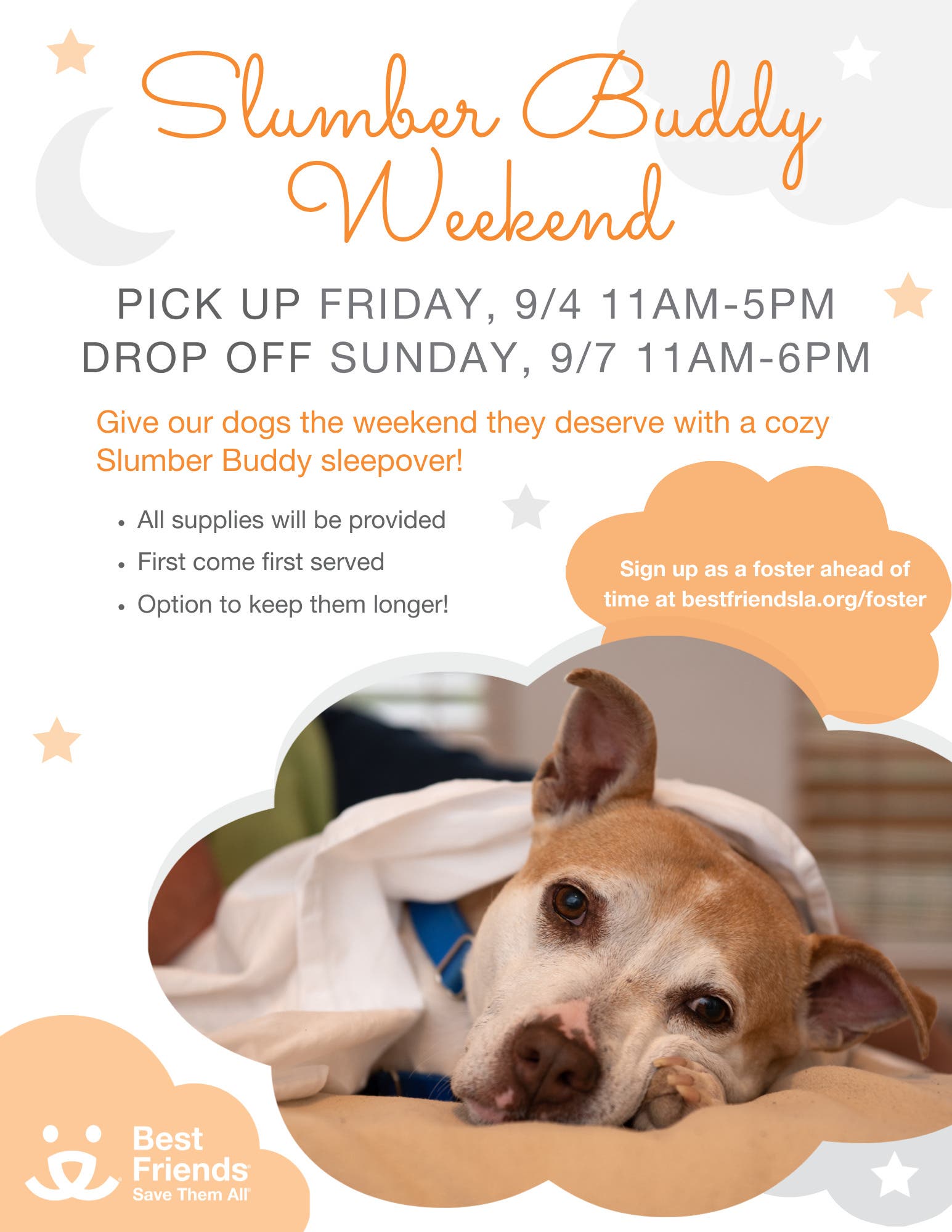 Slumber Buddy Weekend