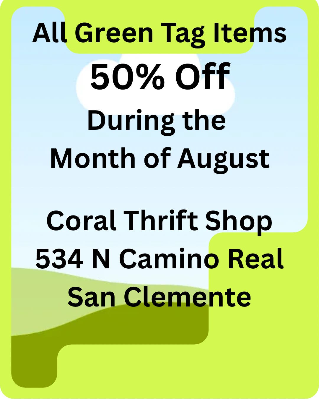 August Sale! 